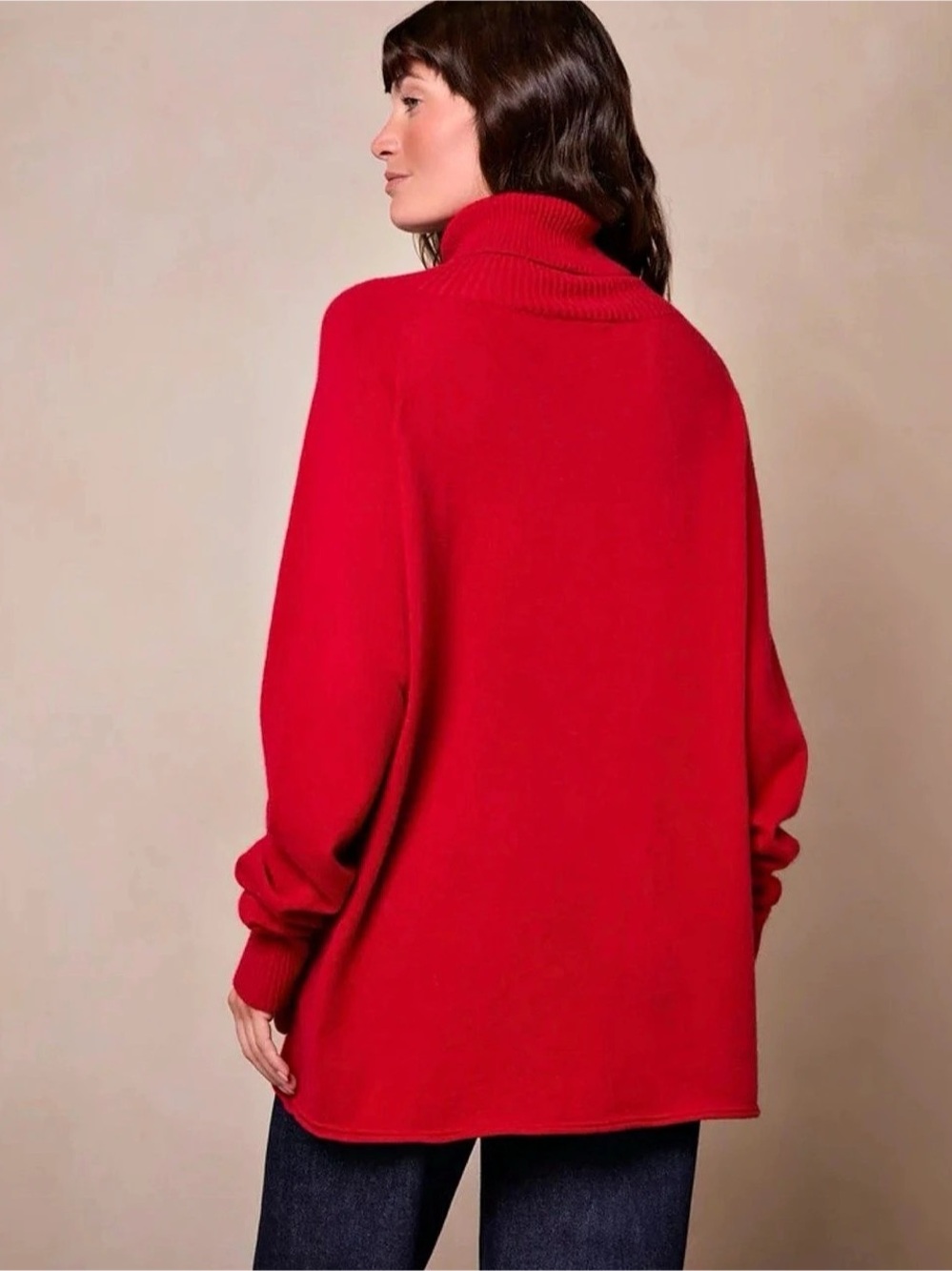 Banana Republic Red Crew Neck Sweater - Picture 2 of 4